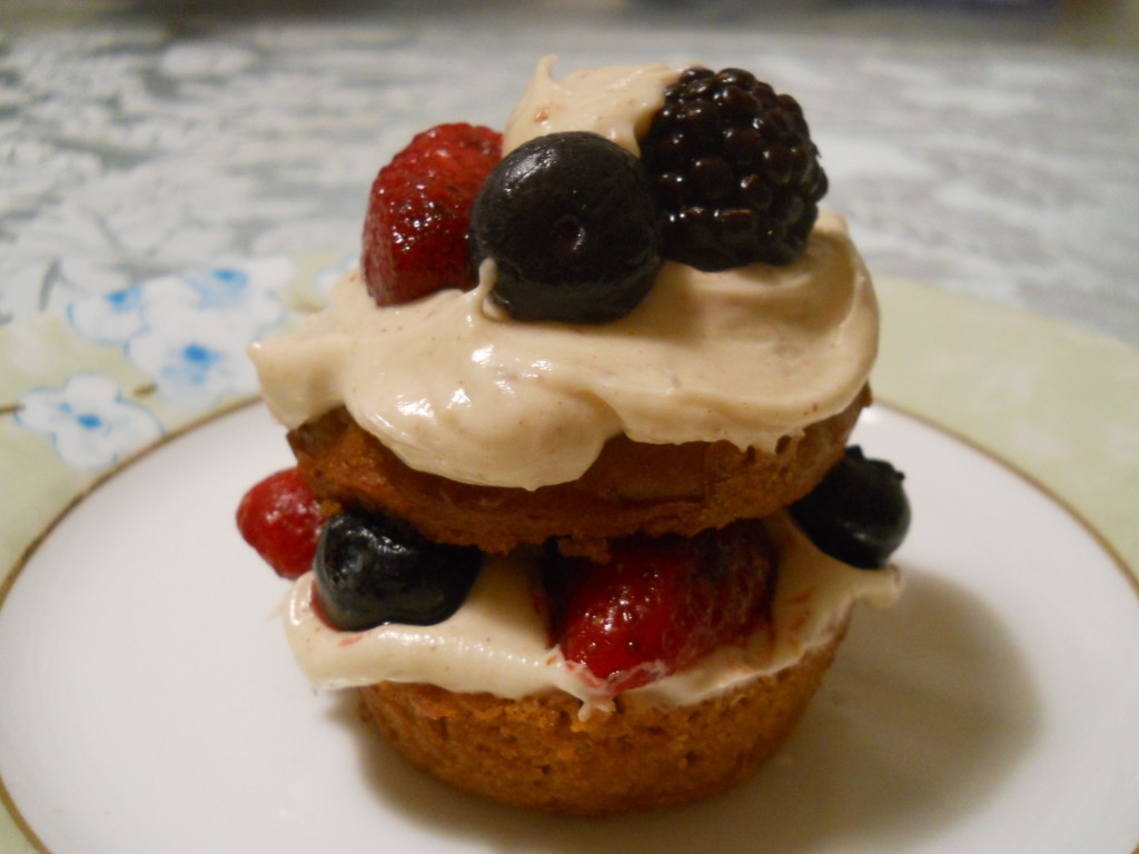 Berry Covered Cupcake