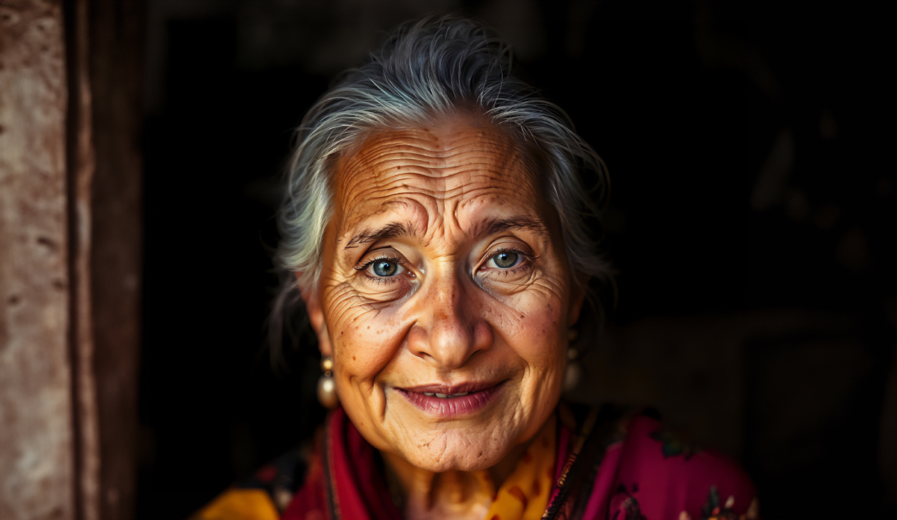 Old Woman Smiling LONG Version